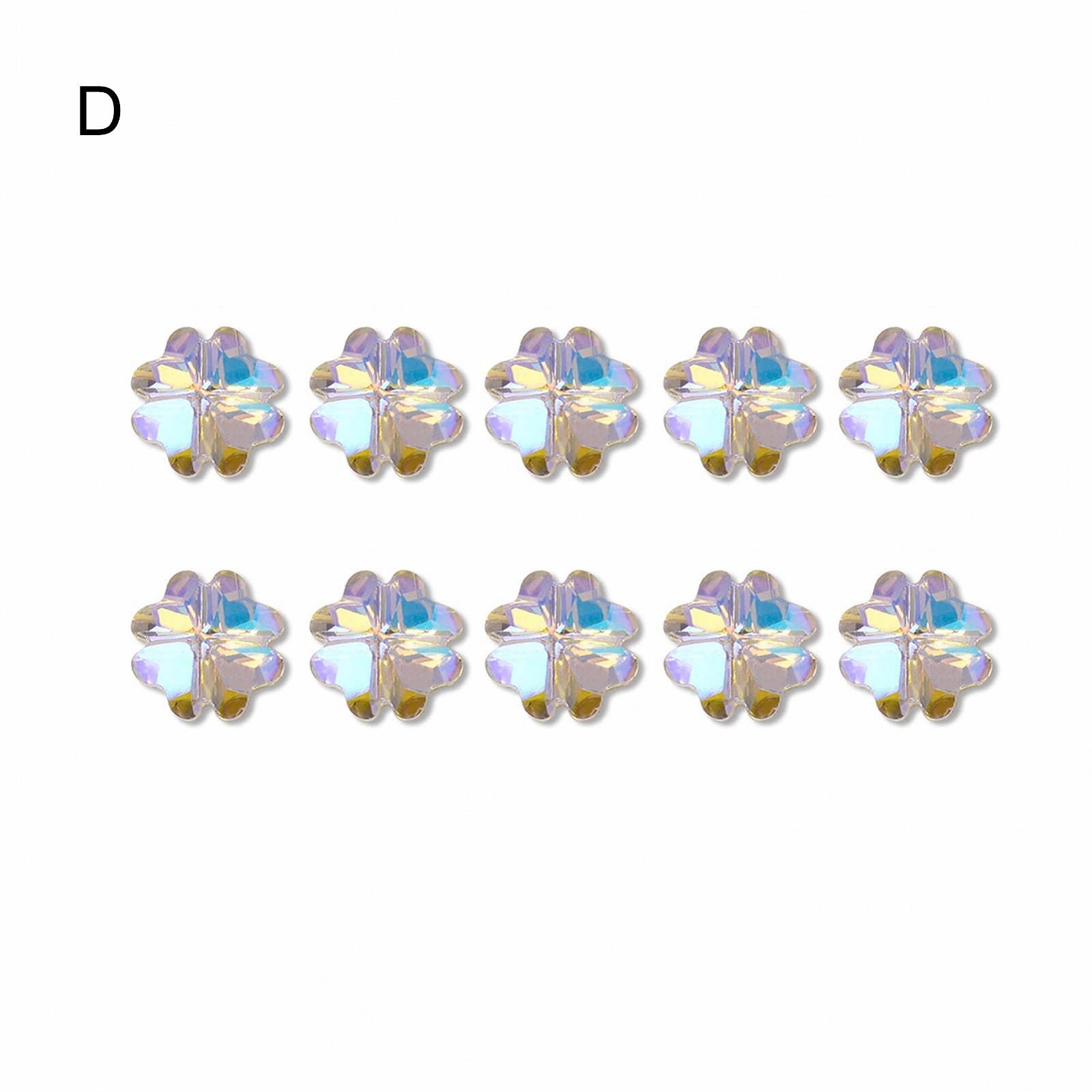 Стрази для нігтів Квітка 0,8 см x 0,8 см, фото №3