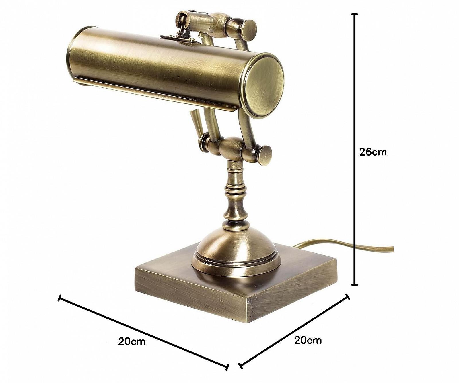 Лампа для піаніно Premium Bronzed латунь 1x E14 40 Вт 260 мм Бронзовий, фото №8