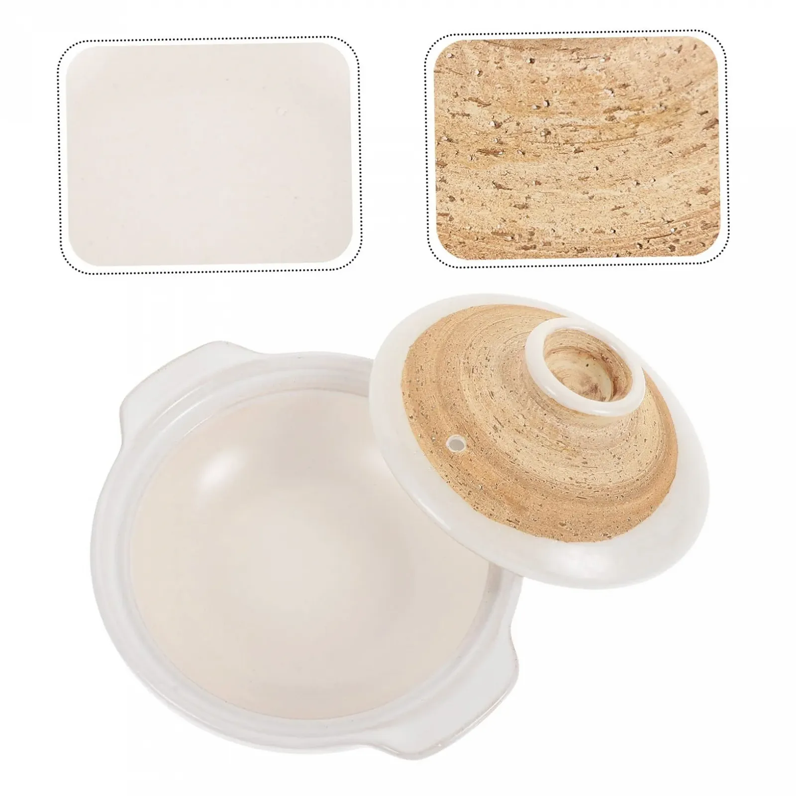 Кастрюля-кесероль VALICLUD Керамическая японская для супов и риса термостойкая легкая, фото №7