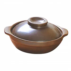 Кастрюля SOIMISS керамическая жаростойкая с гладкой поверхностью и двойными ручками - Фото 1