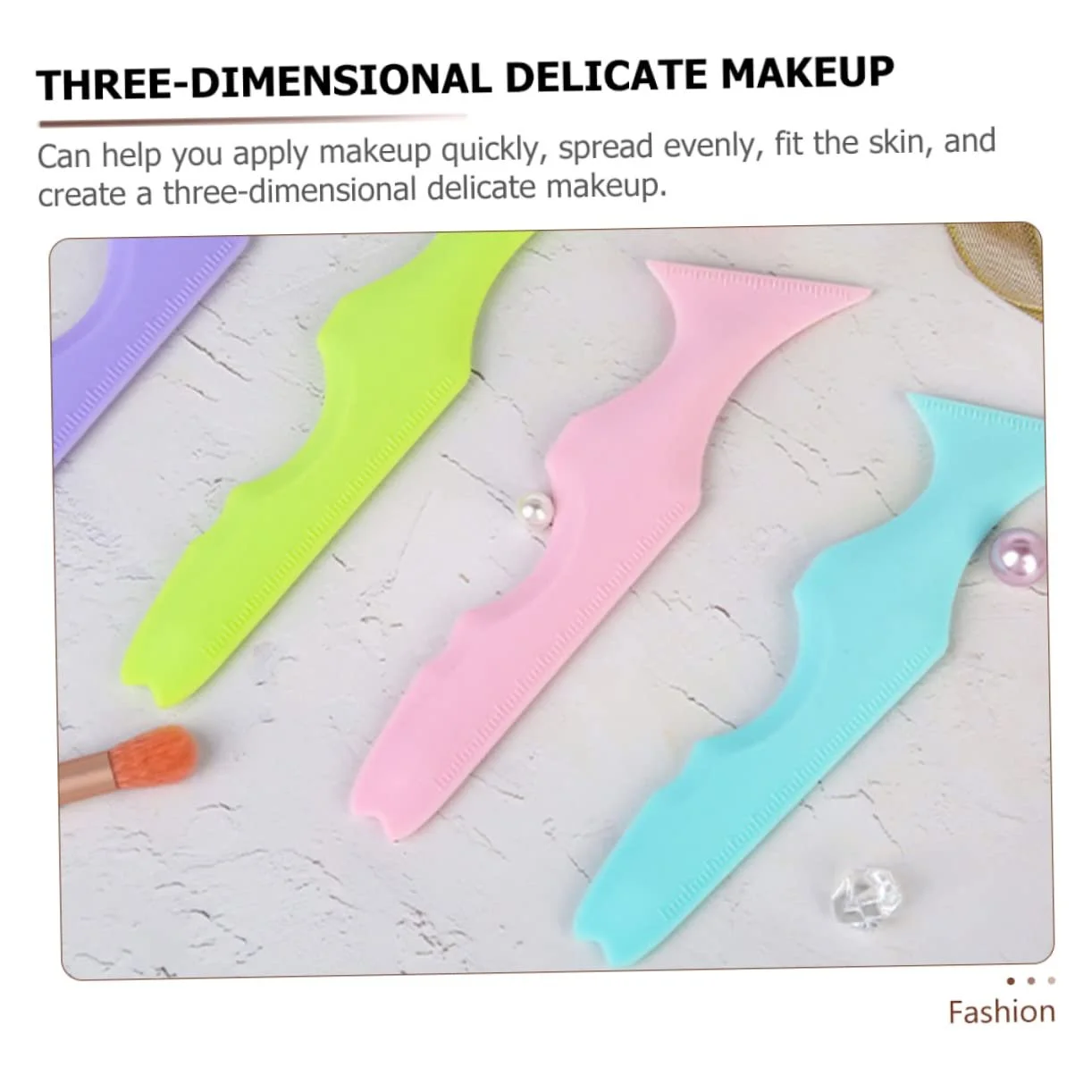 Инструмент для макияжа глаз из силикона Beaupretty, аппликатор, фото №4