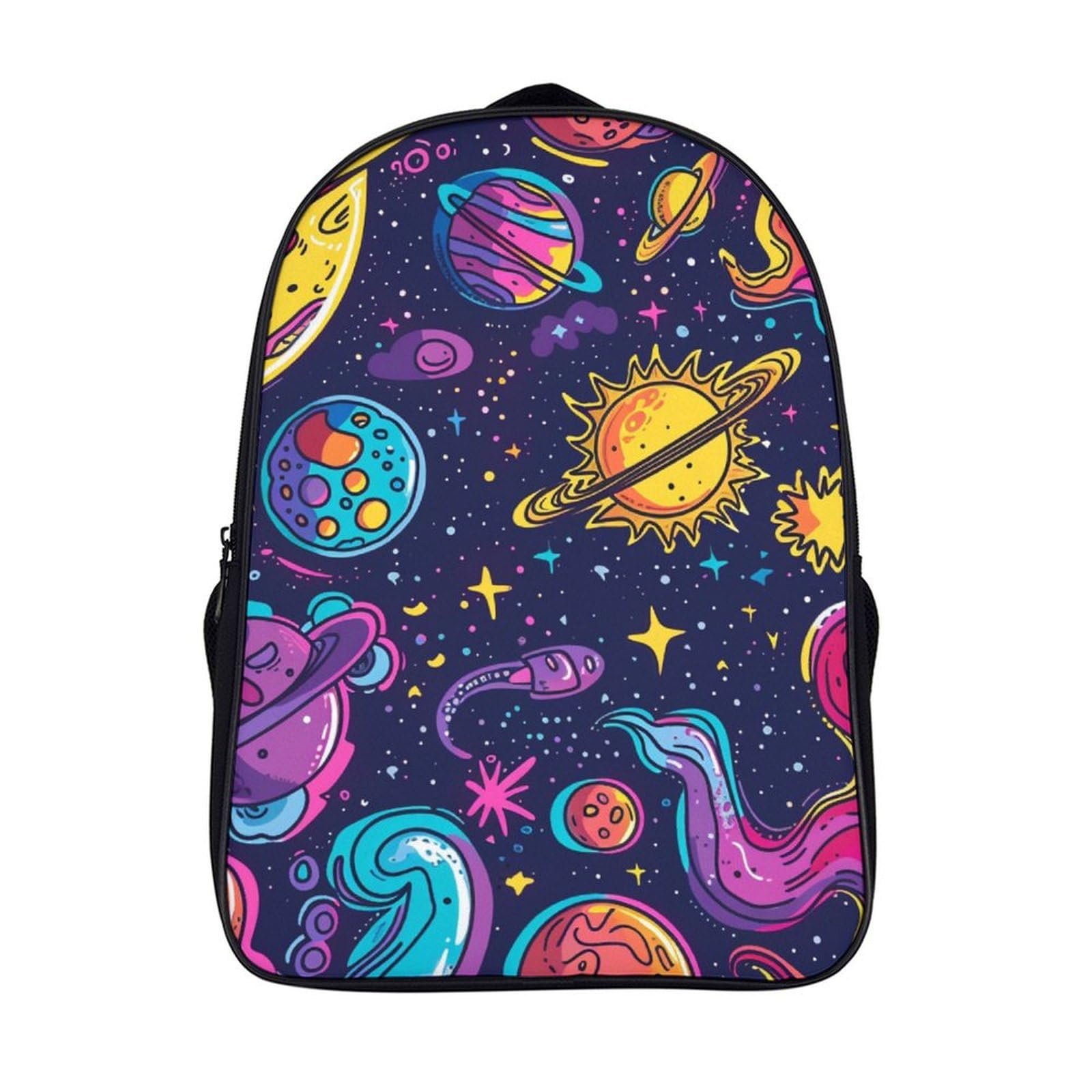 Рюкзак DPEOANEBN Galaxy 3D, шкільний, дитячий, великий, 40x28x16 см, фото №1