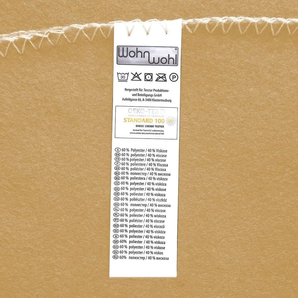 Плед WOHNWOHL Однотонный, фото №5