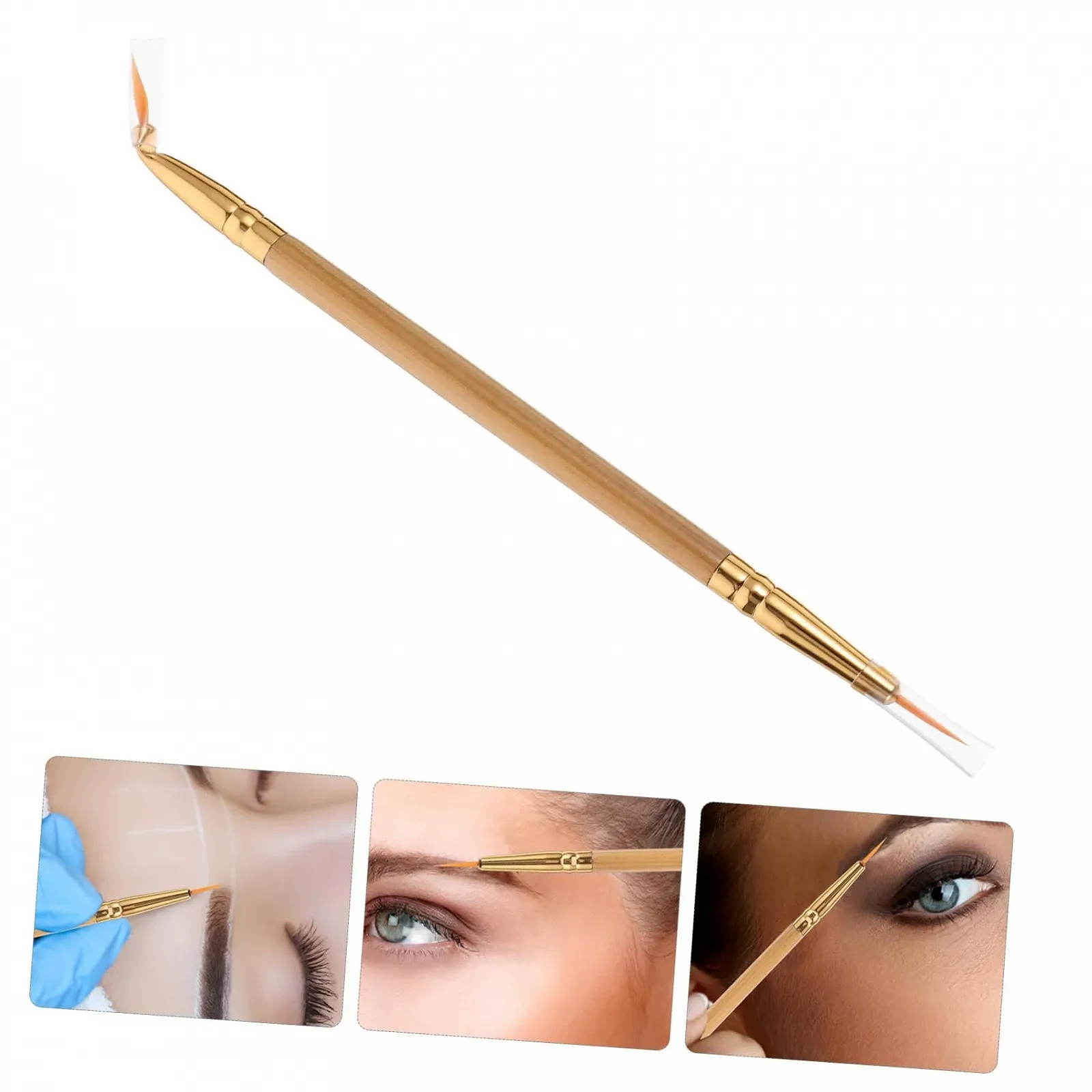 Инструмент для подводки глаз FRCOLOR, косметический, бамбуковая кисть, фото №5