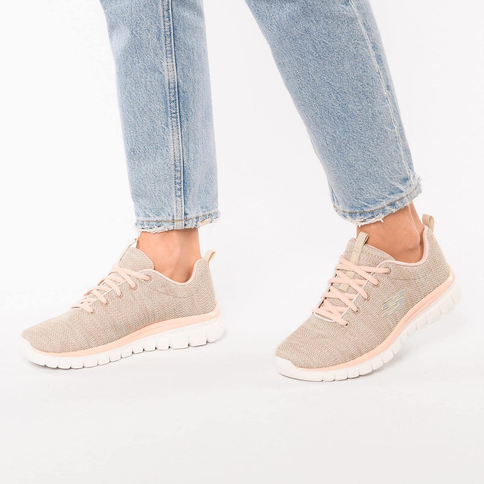 Кроссовки Skechers 12614/BKW женские, фото №2