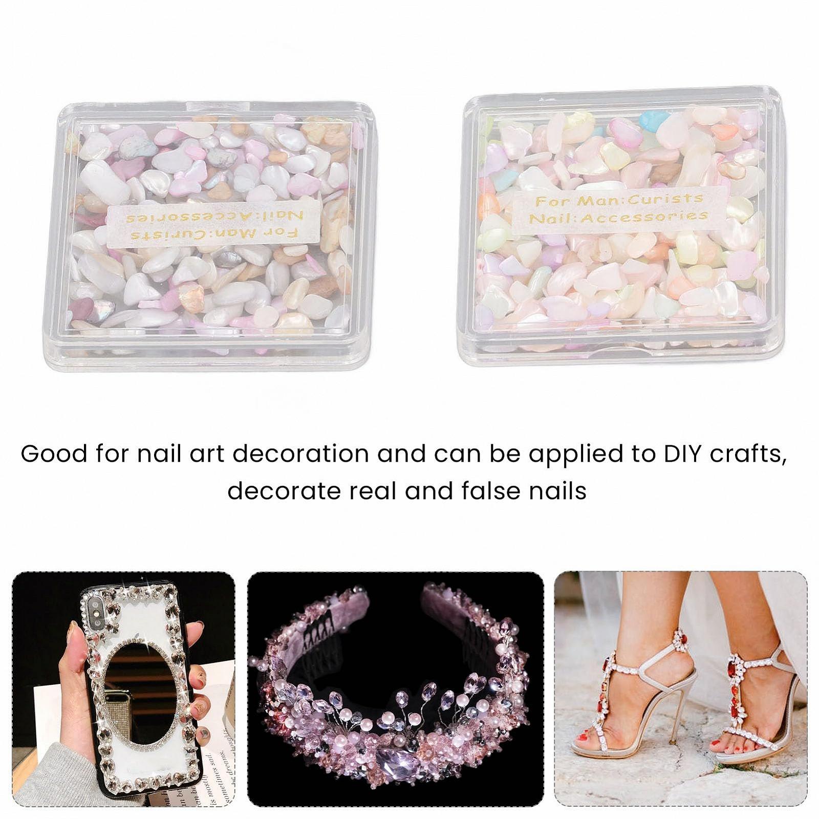 Мушлі для нігтів 2 коробки Aurora Glitter UV Gel DIY, фото №5