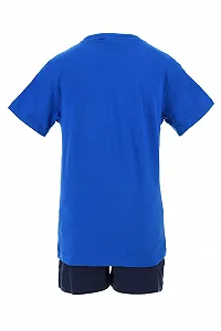 Пижама Disney Pixar Cars для мальчиков, комплект из 2 предметов: футболка и шорты из мягкого хлопка synthetic.ua - Фото 1