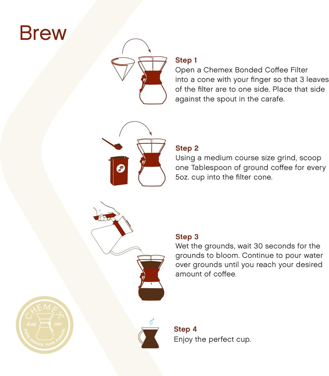 Фильтры для Кемекса Chemex FC-100 cup Белые, фото №5