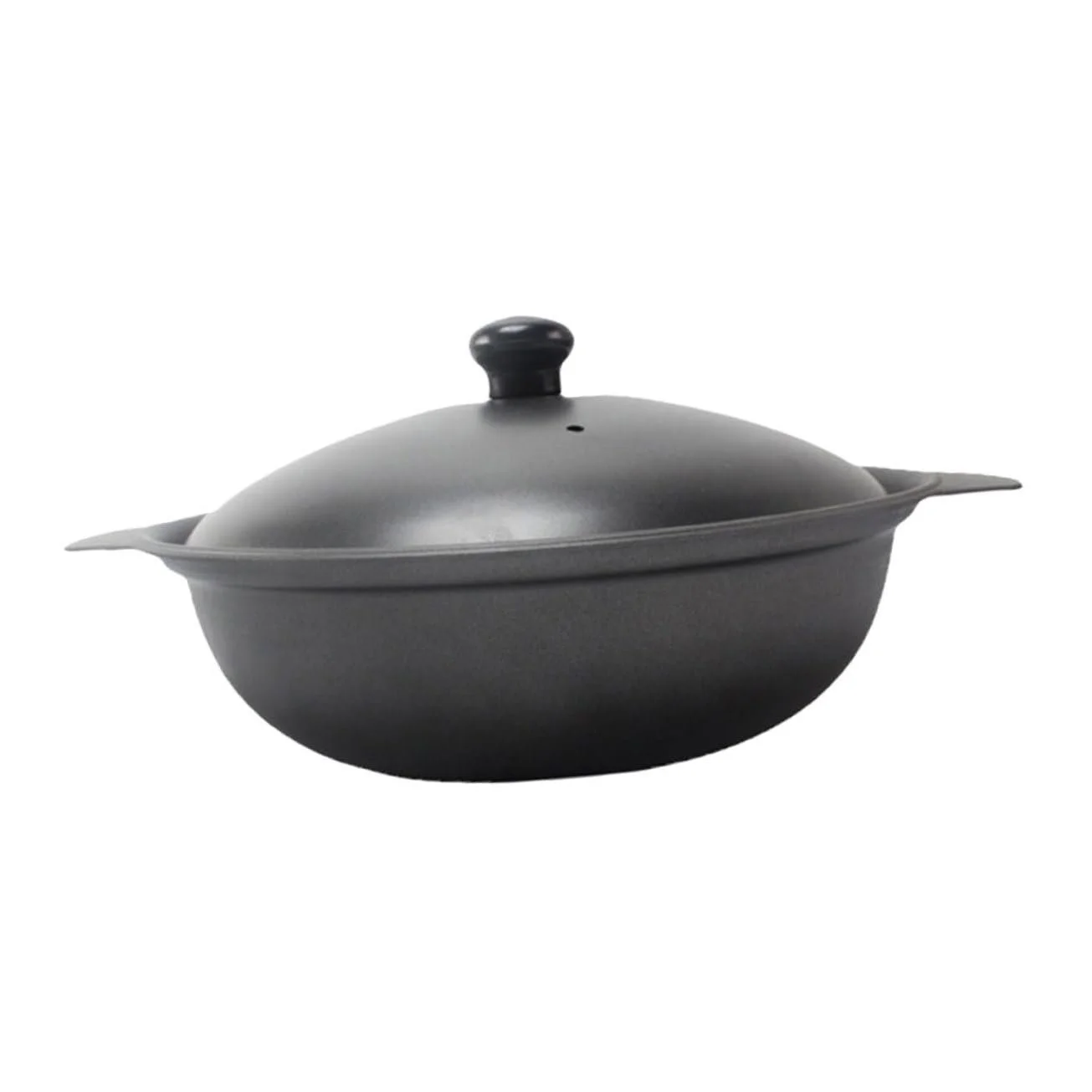 Чугунная кастрюля для запекания с крышкой для тушения, супов, риса и жаркого, фото №1