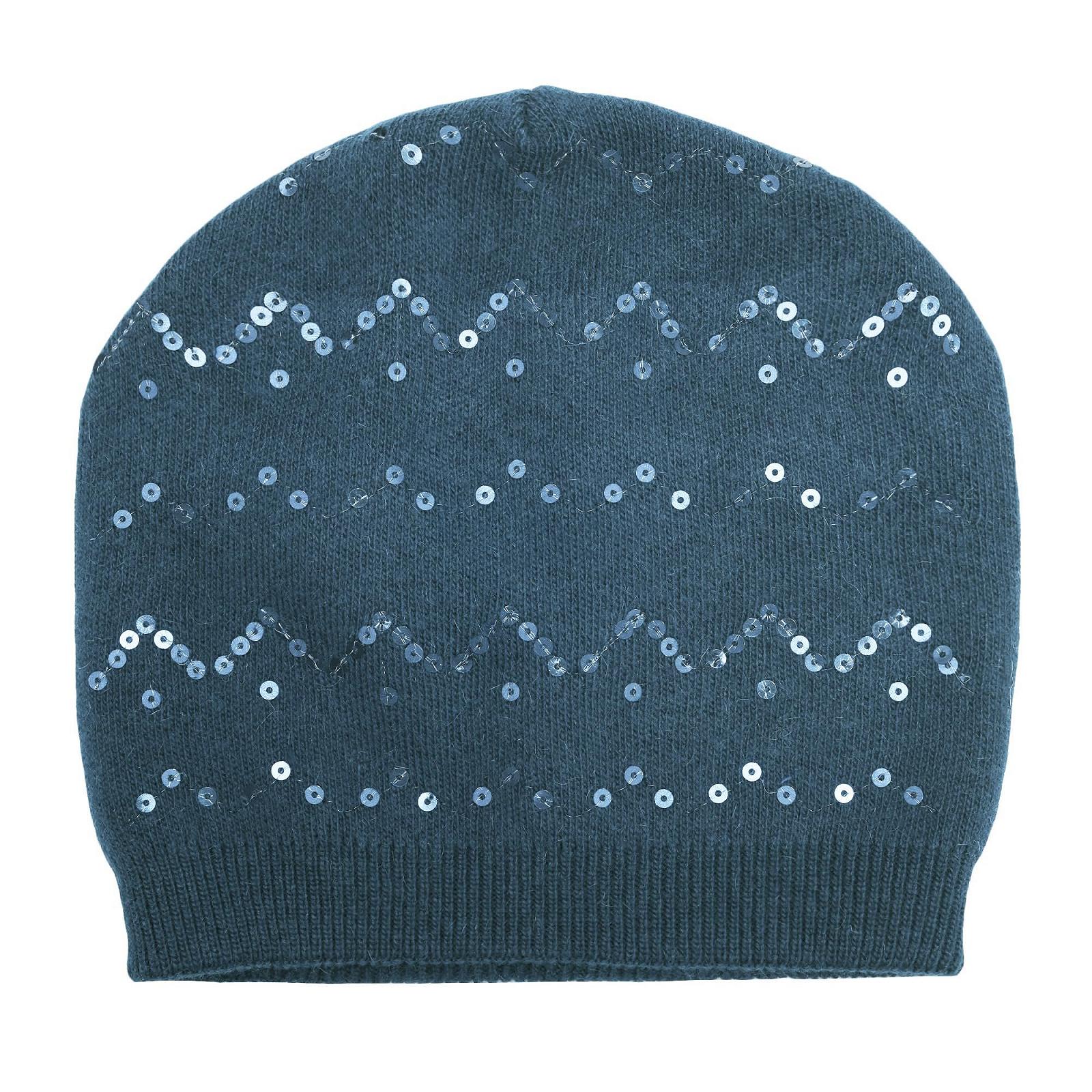 Вязаная шапка-бини ZLYC, мягкая зимняя эластичная, фото №5