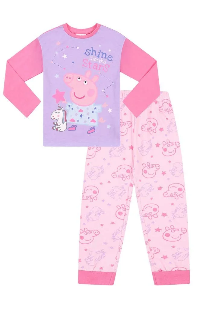 Пижамный набор Peppa Pig Shine Like The Stars для девочек, фото №1 Пижамный набор Peppa Pig Shine Like The Stars для девочек, фото №1