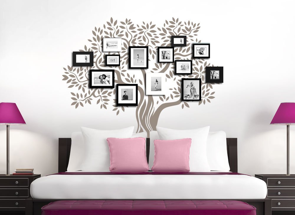 Наклейка на стіну Gran Dora W5409 Tree With Branches and Leaves Дерево з гілками та листям, фото №2