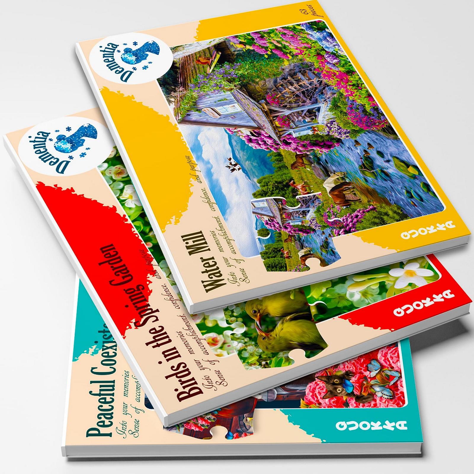 Пазл QUOKKA для людей с деменцией Птицы и кошки 63 детали 3 шт, фото №7 Пазл QUOKKA для людей с деменцией Птицы и кошки 63 детали 3 шт, фото №7