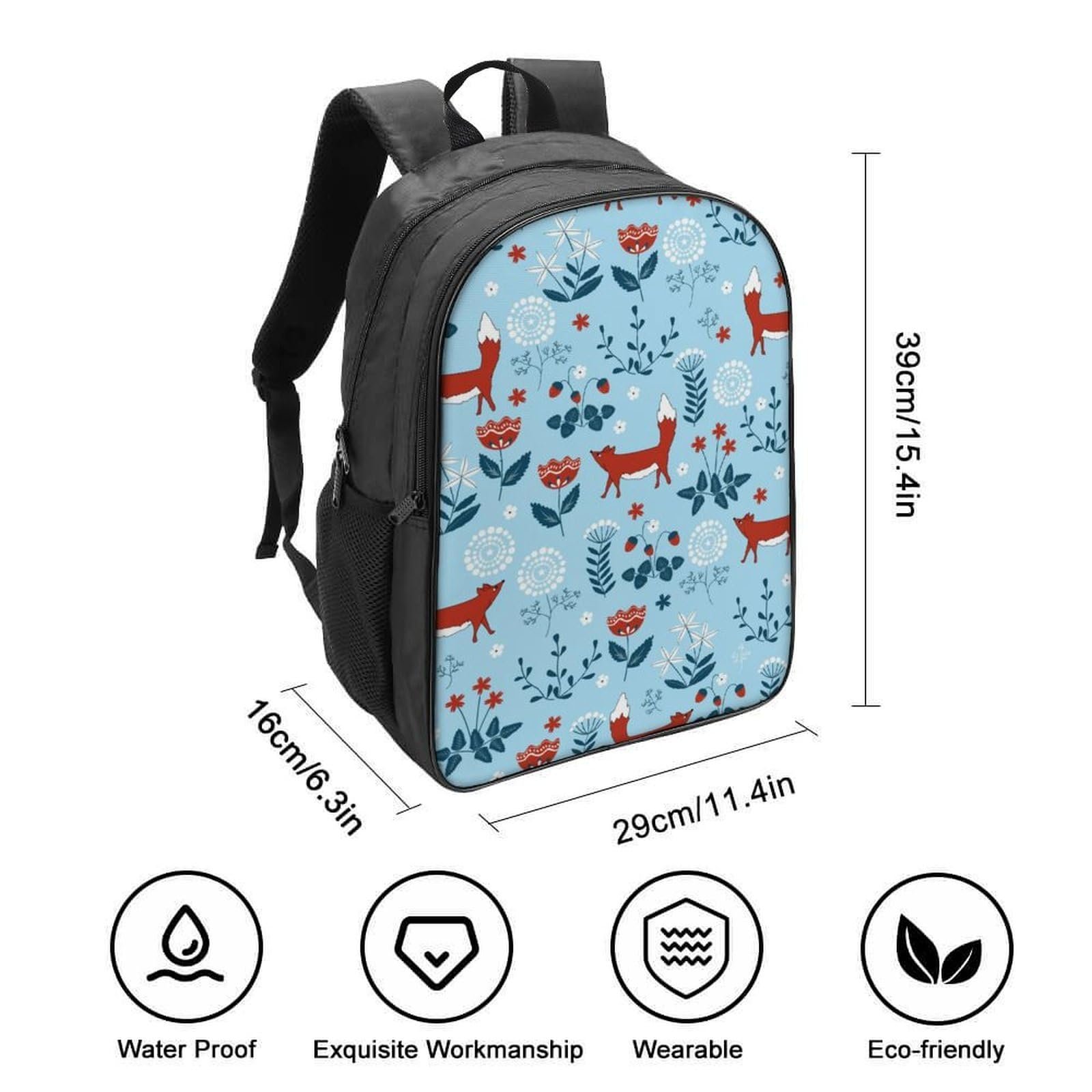 Рюкзак школьный Fox RSIUUODNF 40 x 28 x 16 см, Style-2, фото №2