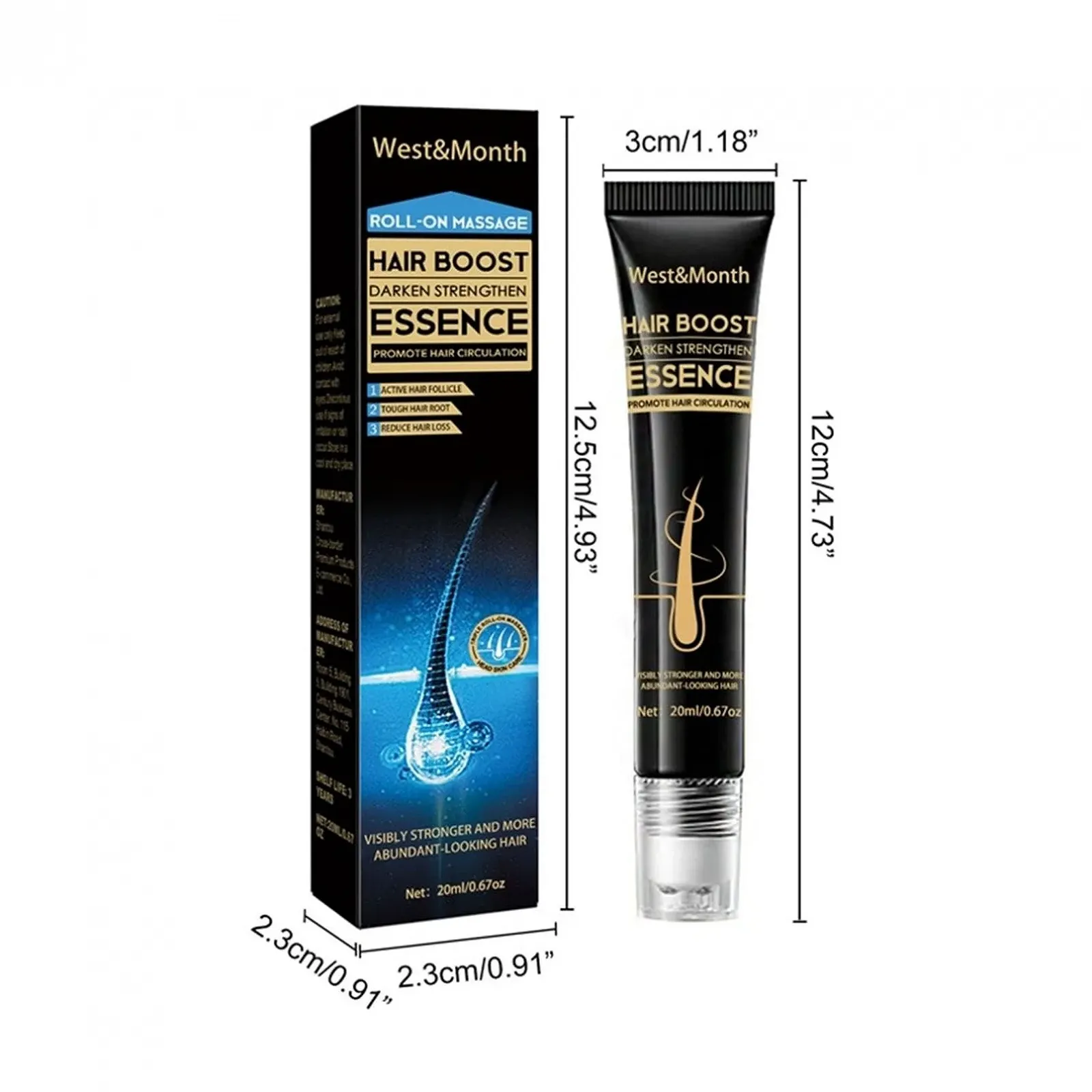 Сироватка для волосся з роликом Regrowth Organic, Засіб проти випадіння волосся, фото №8