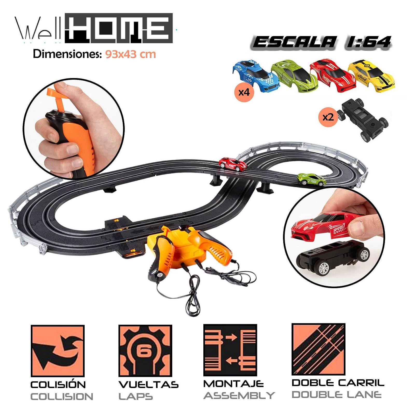 Гоночная трасса Well Home 30 деталей, фото №2