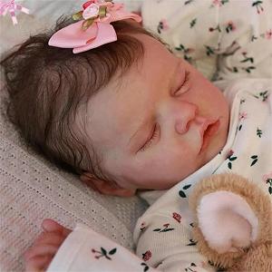 Кукла Zero pam Reborn Lifelike Sleeping Baby Doll 45 см Full Silicone для детей synthetic.ua - Фото 1