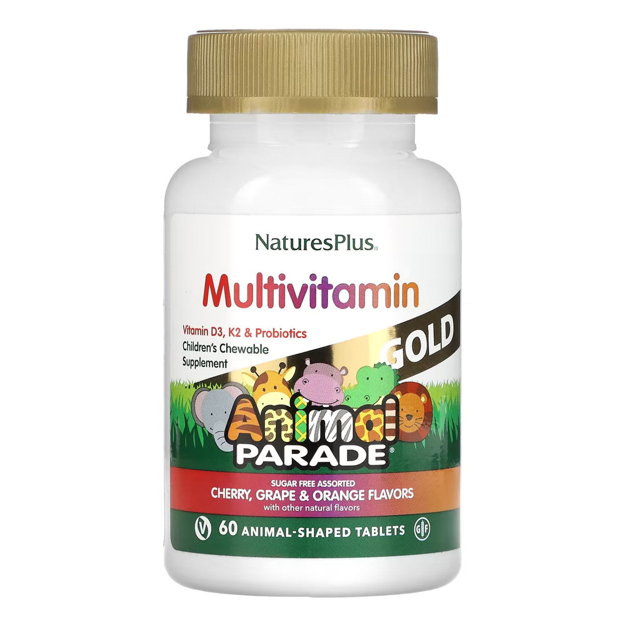 Gold Assorted Chewable 60 tabs, фото №1