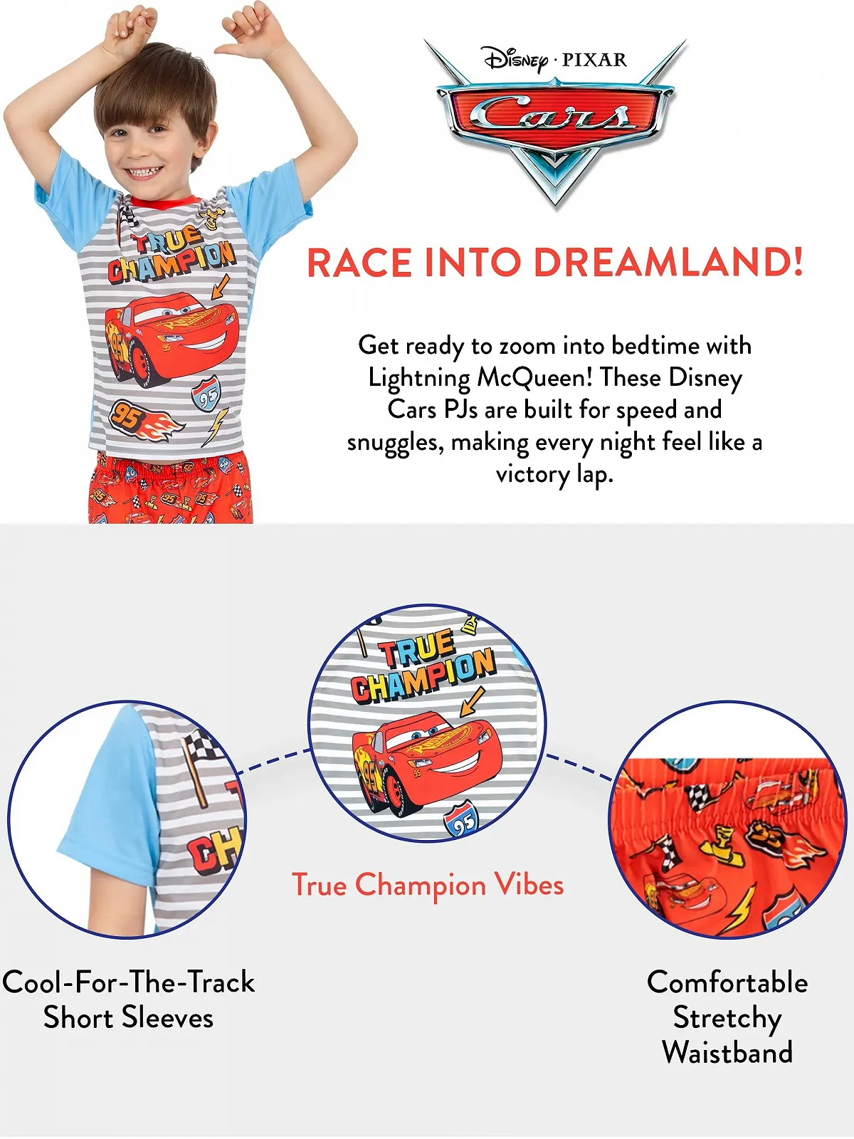 Піжама Disney Cars для хлопчиків, фото №6 Піжама Disney Cars для хлопчиків, фото №6