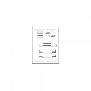Комплект аксесуарів гальмівних колодок TRISCAN 8105 112422 для задньої осі - Фото 1