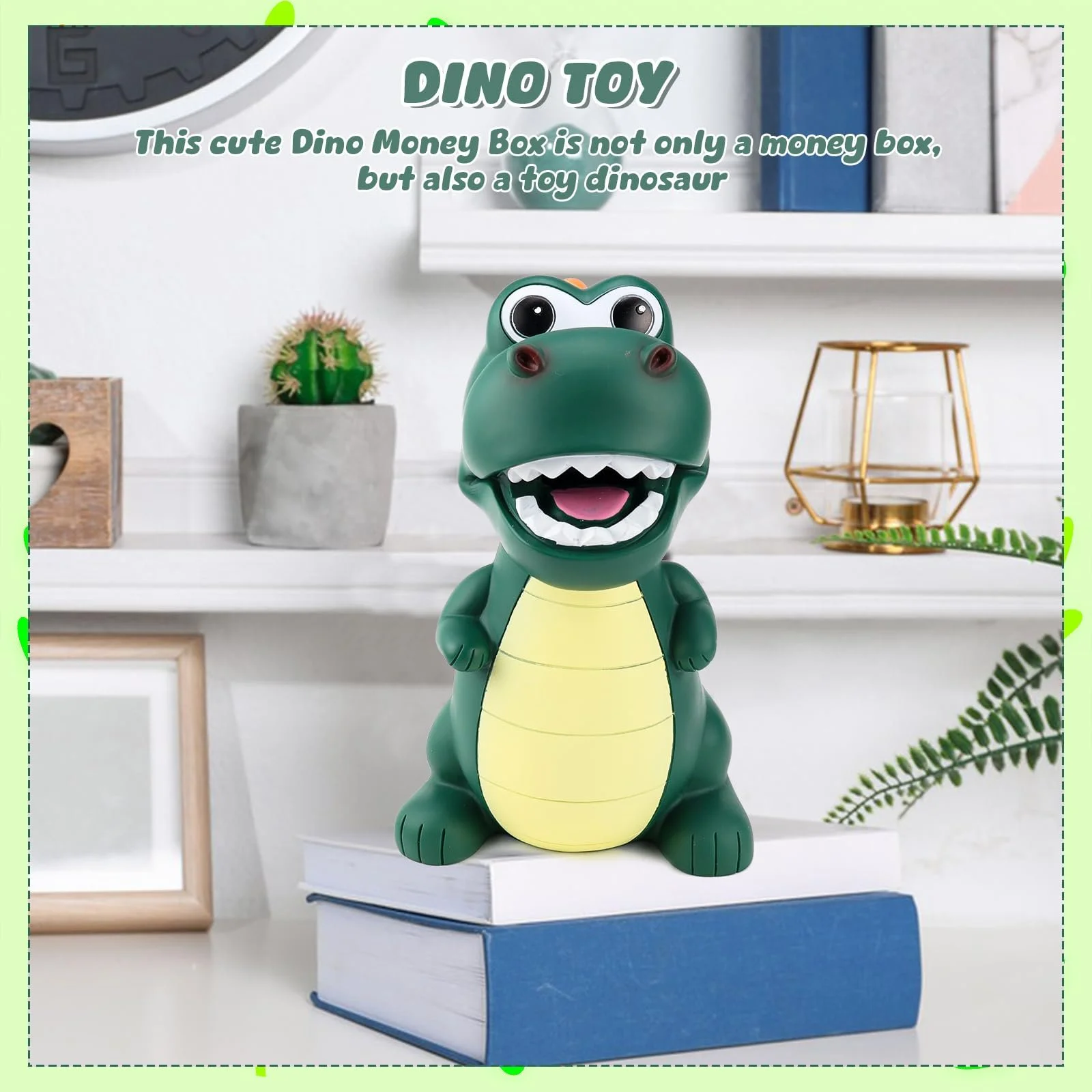 Скарбничка CHRI Динозавр ПВХ Декоративна, фото №7