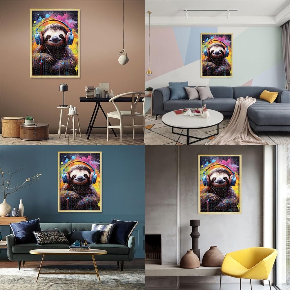 Пазл Sloth DJ 1000 элементов 38 x 26 см, фото №6 Пазл Sloth DJ 1000 элементов 38 x 26 см, фото №6