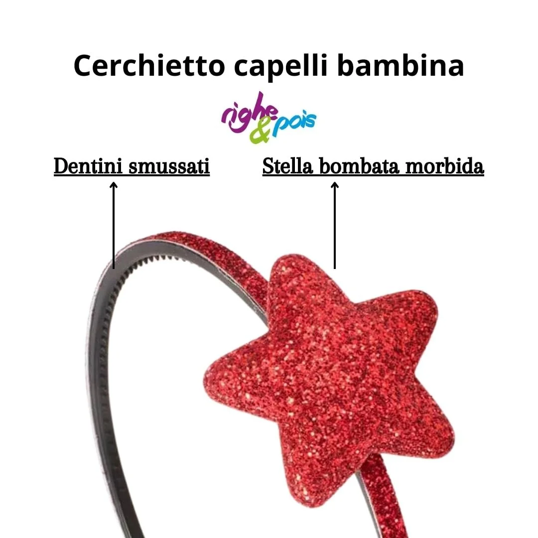 Обруч для волосся з блискітками Star для дівчаток, фото №4