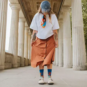 Носки Gustav Klimt, Mondrian, Van Gogh, Franz Marc, Friedrich, Munch Art Socks из органического хлопка synthetic.ua - Фото 1