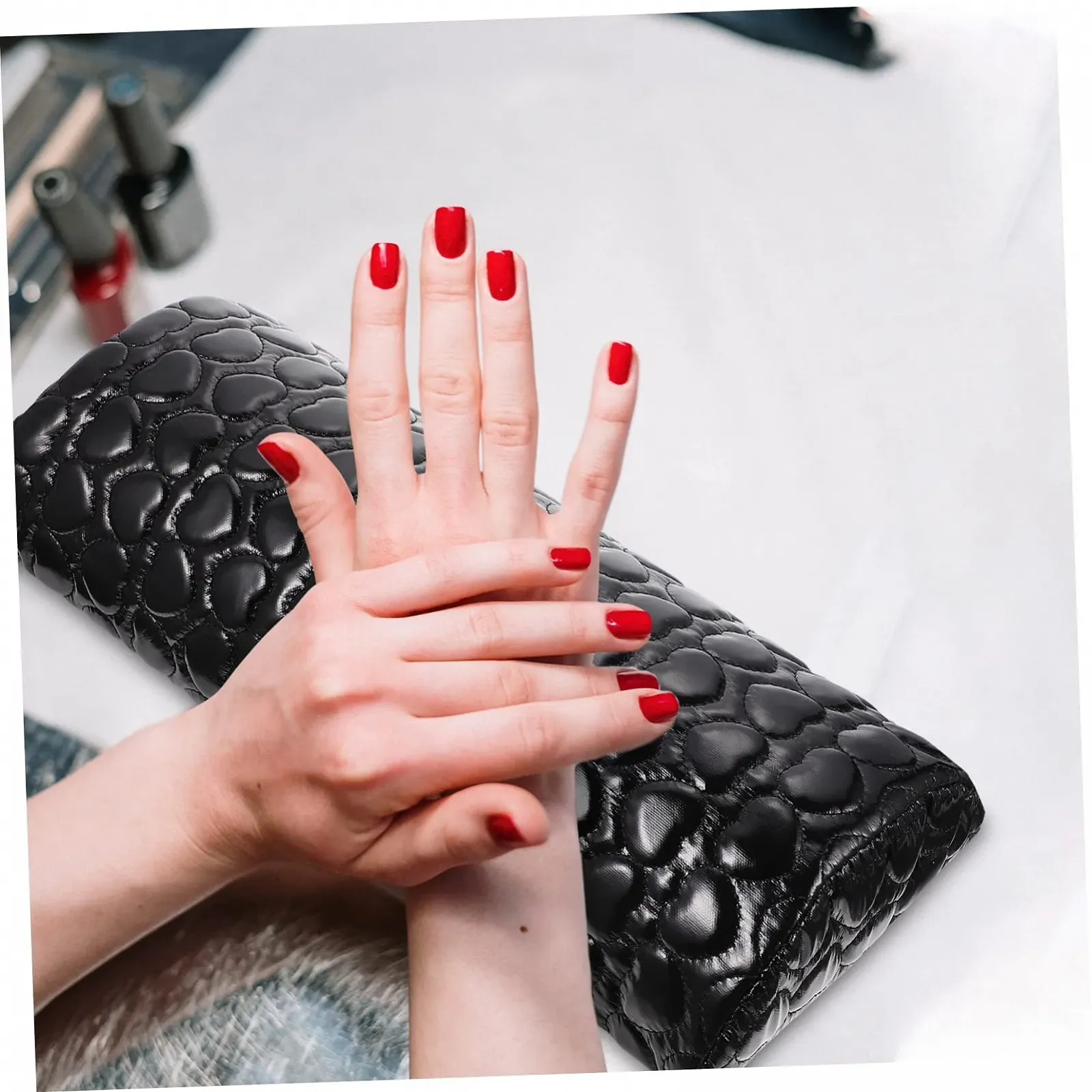 Подушечка для рук манікюрна у формі серця, фото №6 Подушечка для рук манікюрна у формі серця, фото №6