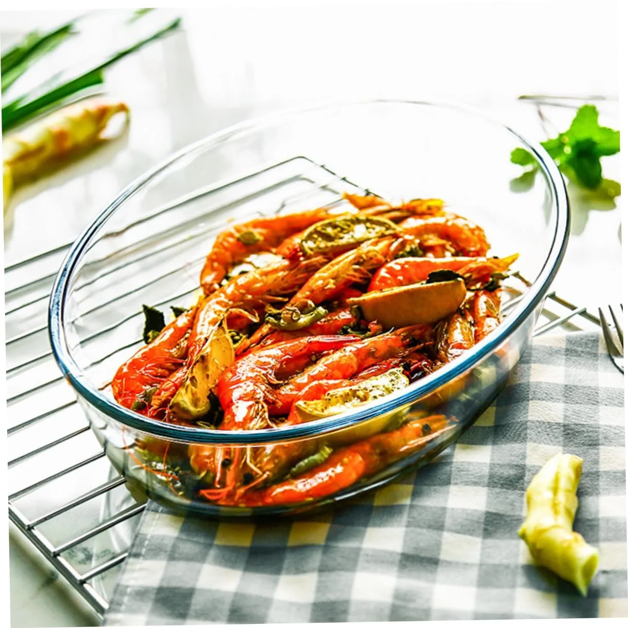 Форма для запікання Sosoport скляна овальна 2400 мл, фото №9