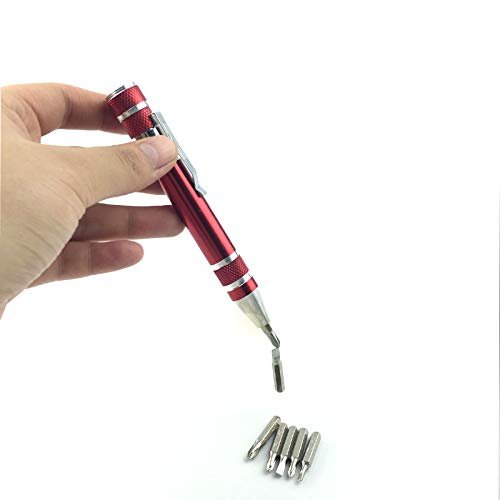 Набір викруток Huture Precision 8 в 1 Червоний/Синій/Срібний/Чорний, фото №6 Набір викруток Huture Precision 8 в 1 Червоний/Синій/Срібний/Чорний, фото №6