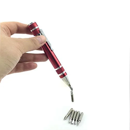 Набор отвёрток Huture Precision 8 в 1 Красный/Синий/Серебристый/Чёрный, фото №6