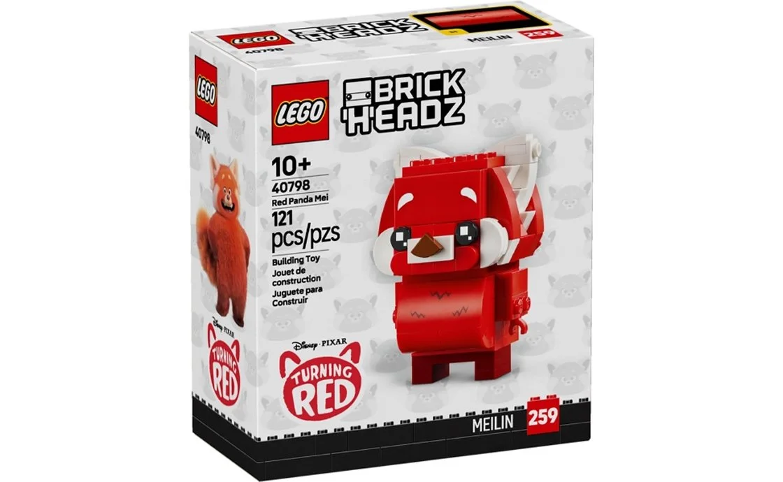 Конструктор Лего LEGO Brick Headz Красная панда Мэй (40798), фото №1