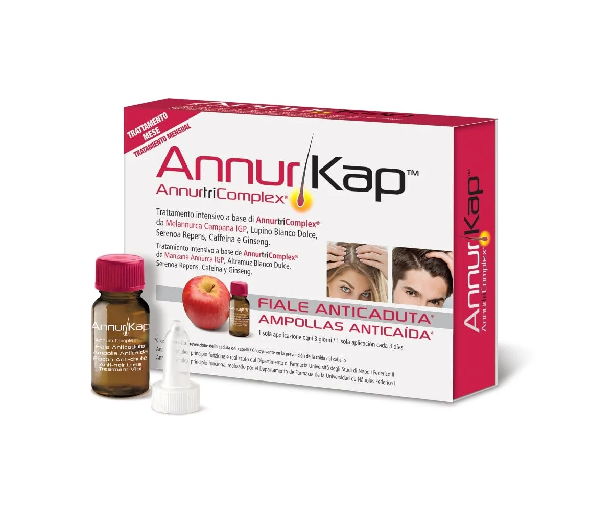 Ампули Annurkap Проти випадіння волосся Зміцнюючі Energy Zante, 10 ампул, фото №1