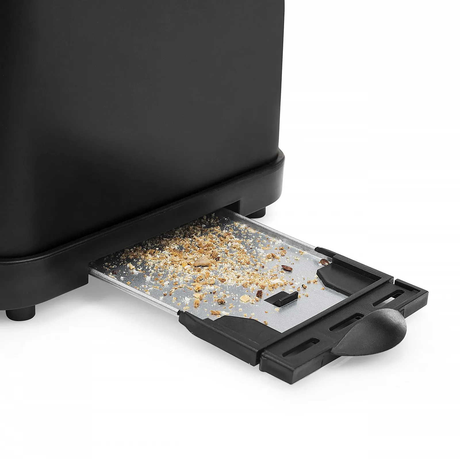 Тостер Princess Black Steel з насадкою для булочок 6 регульованих рівнів підсмажування, функції розморожування, підігріву та зупинки, 950 Вт, піддон для крихт, 142396, фото №6