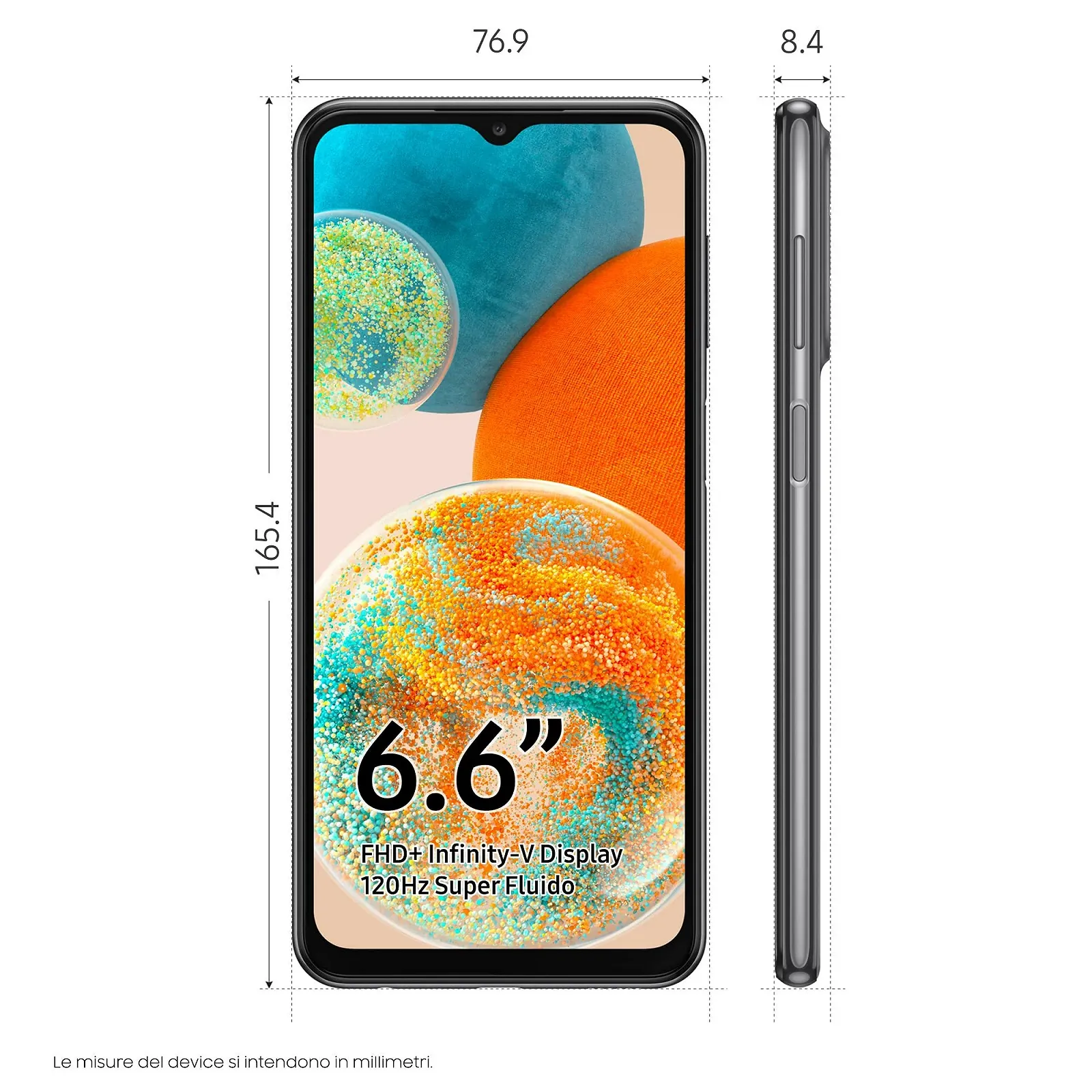 Смартфон Samsung Galaxy A23 5G A236F/DS 4GB/128GB Black EU, фото №2