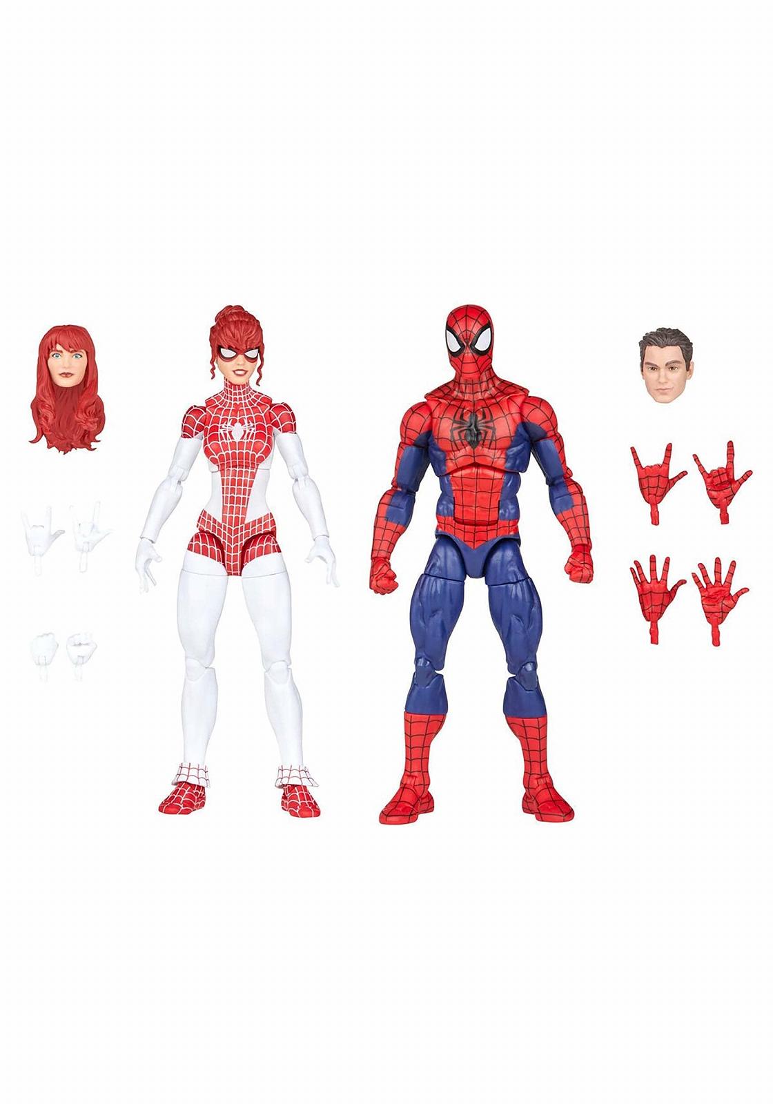 Фігурки Людина-павук Hasbro Marvel Legends Series 15 см, набір 2 шт, 10 аксесуарів, різнокольоровий, фото №9