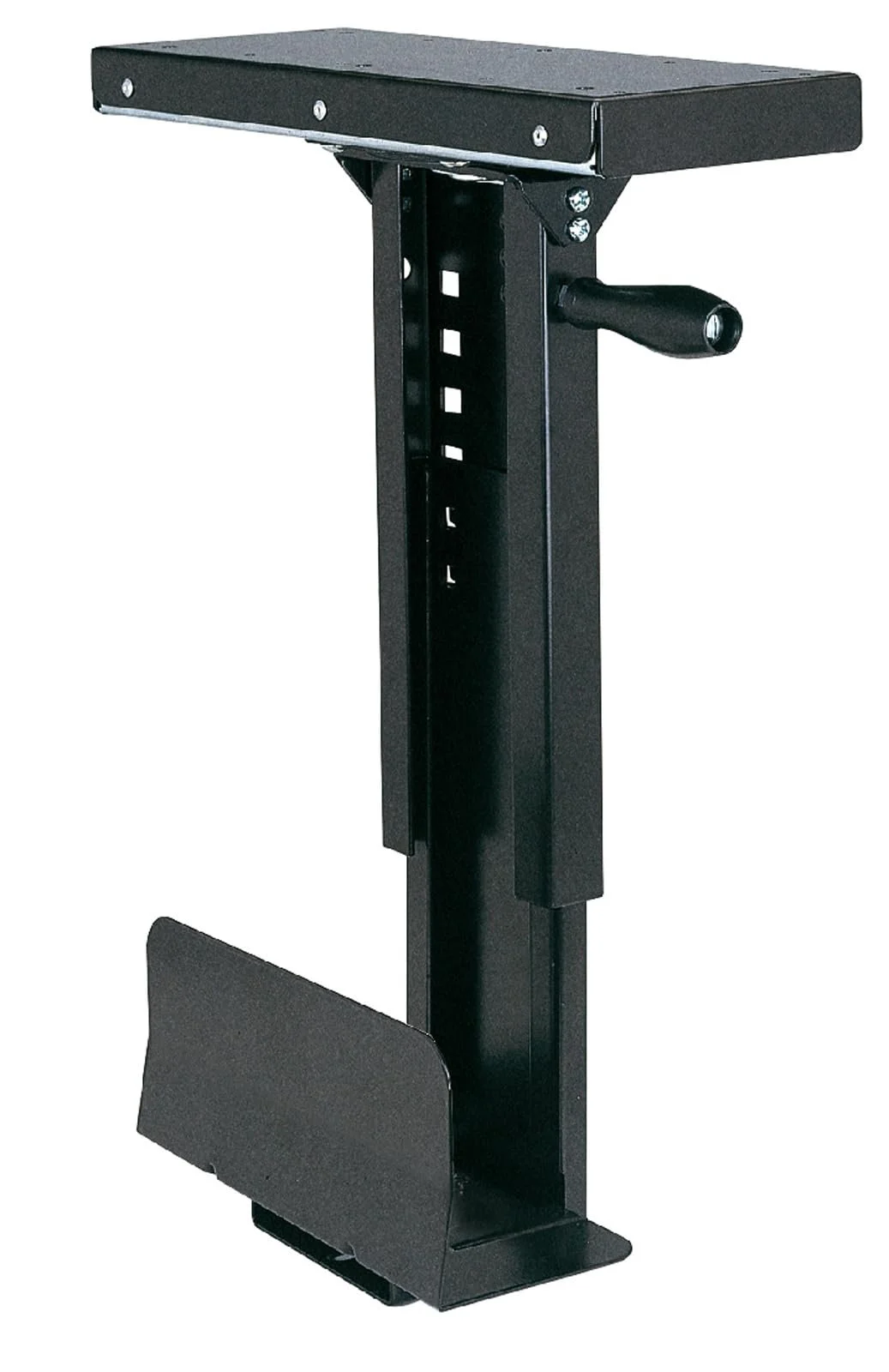 Кріплення для ПК ROLINE Slim, Настільна підставка для комп'ютера, Розсувна та регульована, чорна, фото №1