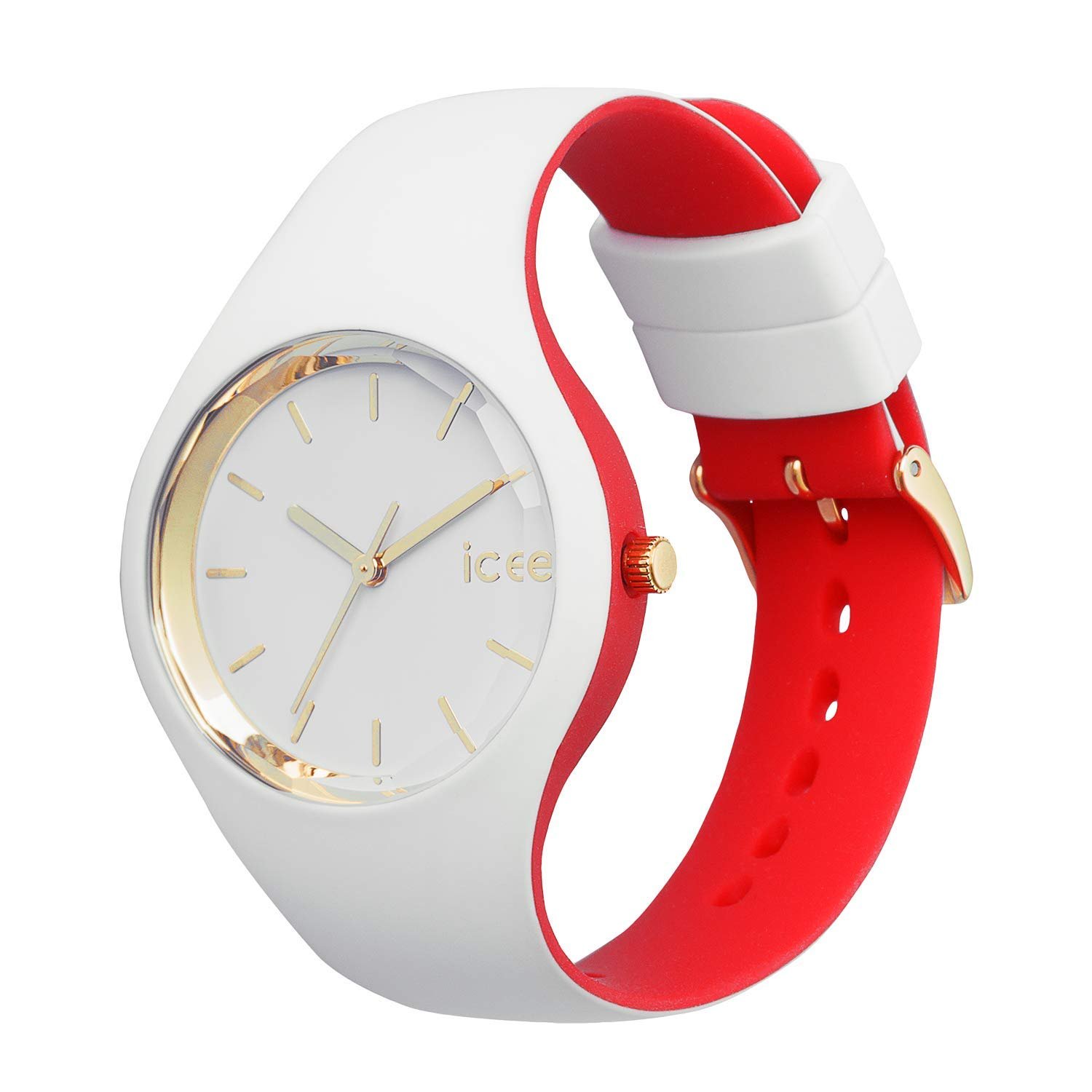 Годинник Ice-Watch ICE Loulou White Gold Жіночий Білий з силіконовим ремінцем, фото №2 Годинник Ice-Watch ICE Loulou White Gold Жіночий Білий з силіконовим ремінцем, фото №2