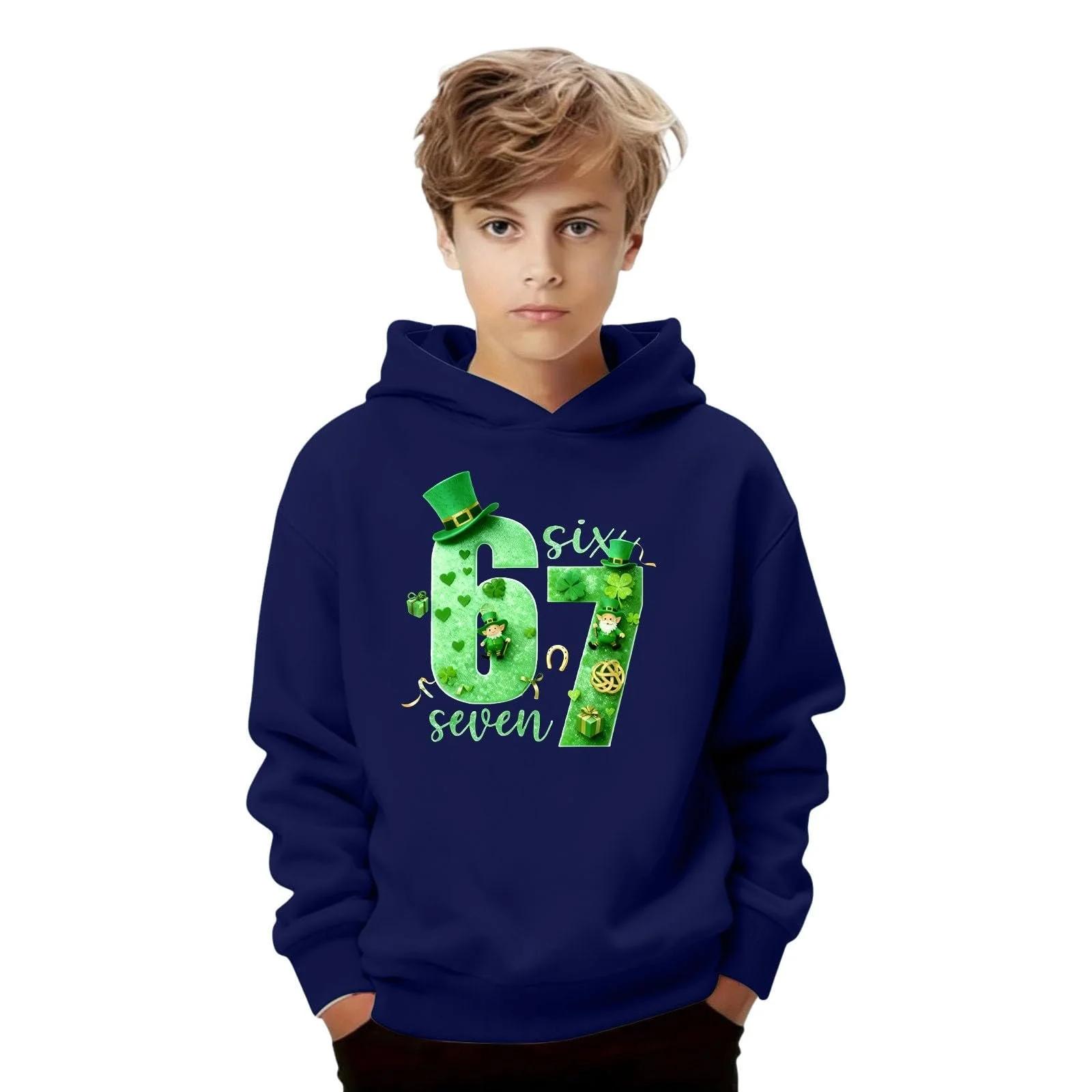 Худі з принтом 67, фото №4