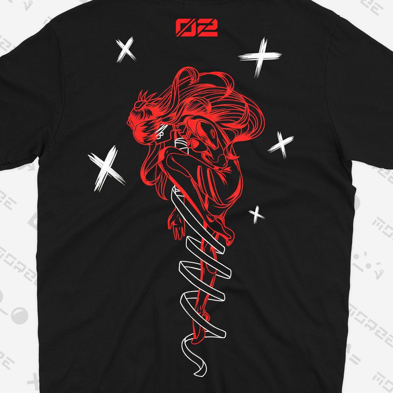 Футболка Аниме Евангелион Аска Лэнгли Evangelion Asuka Langley TH072 S, фото №4