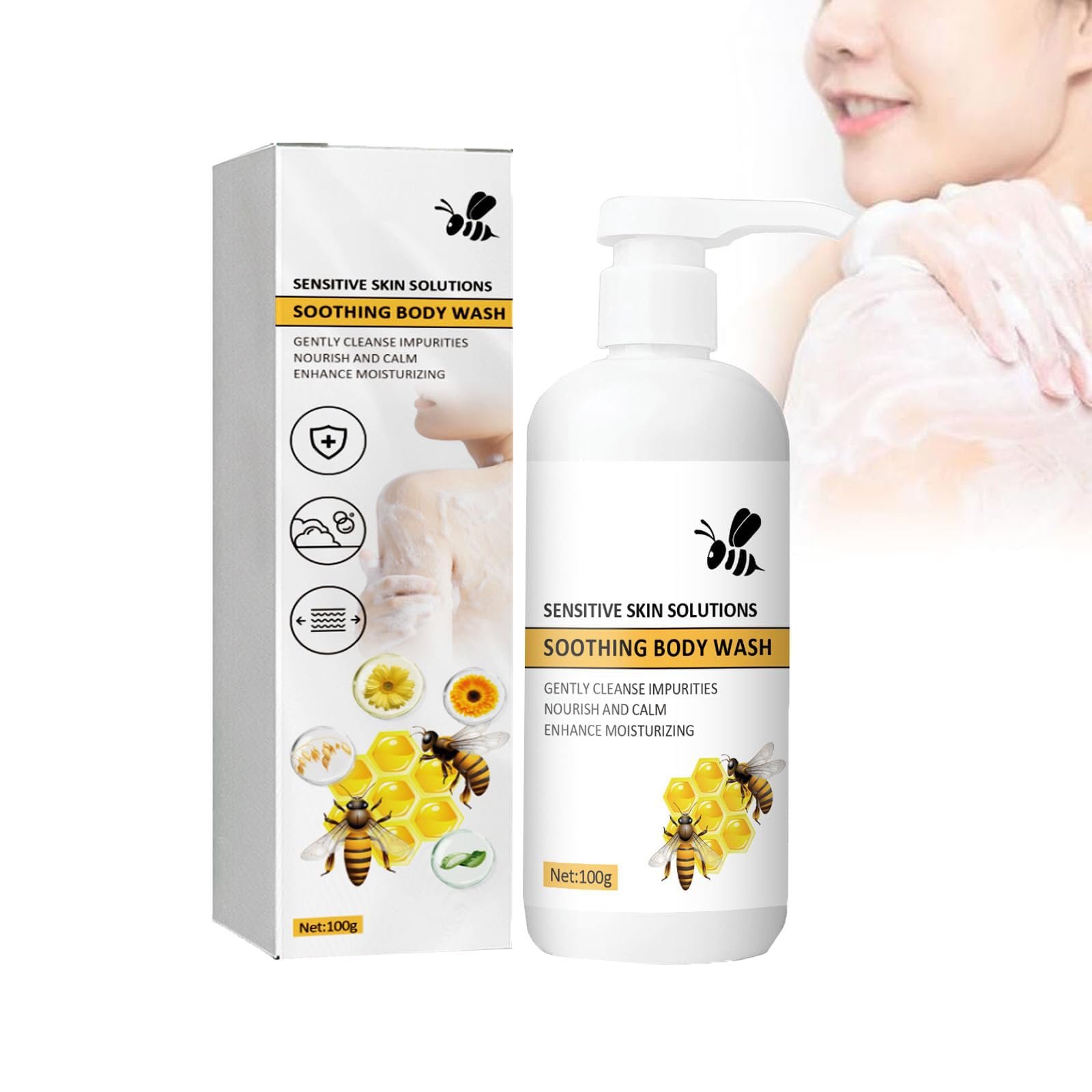 Гель для душу для інтимної гігієни Honey Intimate Soothing заспокійливий 1 шт, фото №1