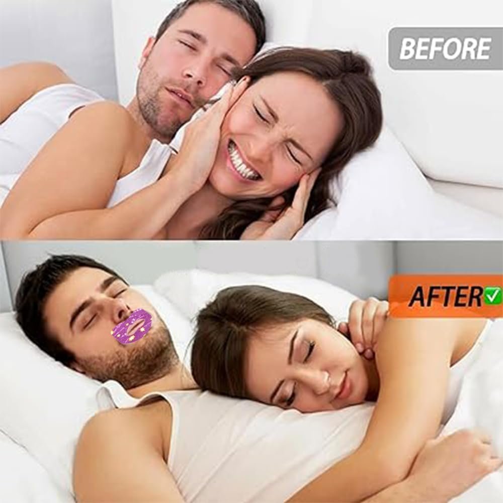 Пластирі для рота, 60 шт., для сну, для закривання рота, стопер від нічного хропіння, тримач язика, фото №5