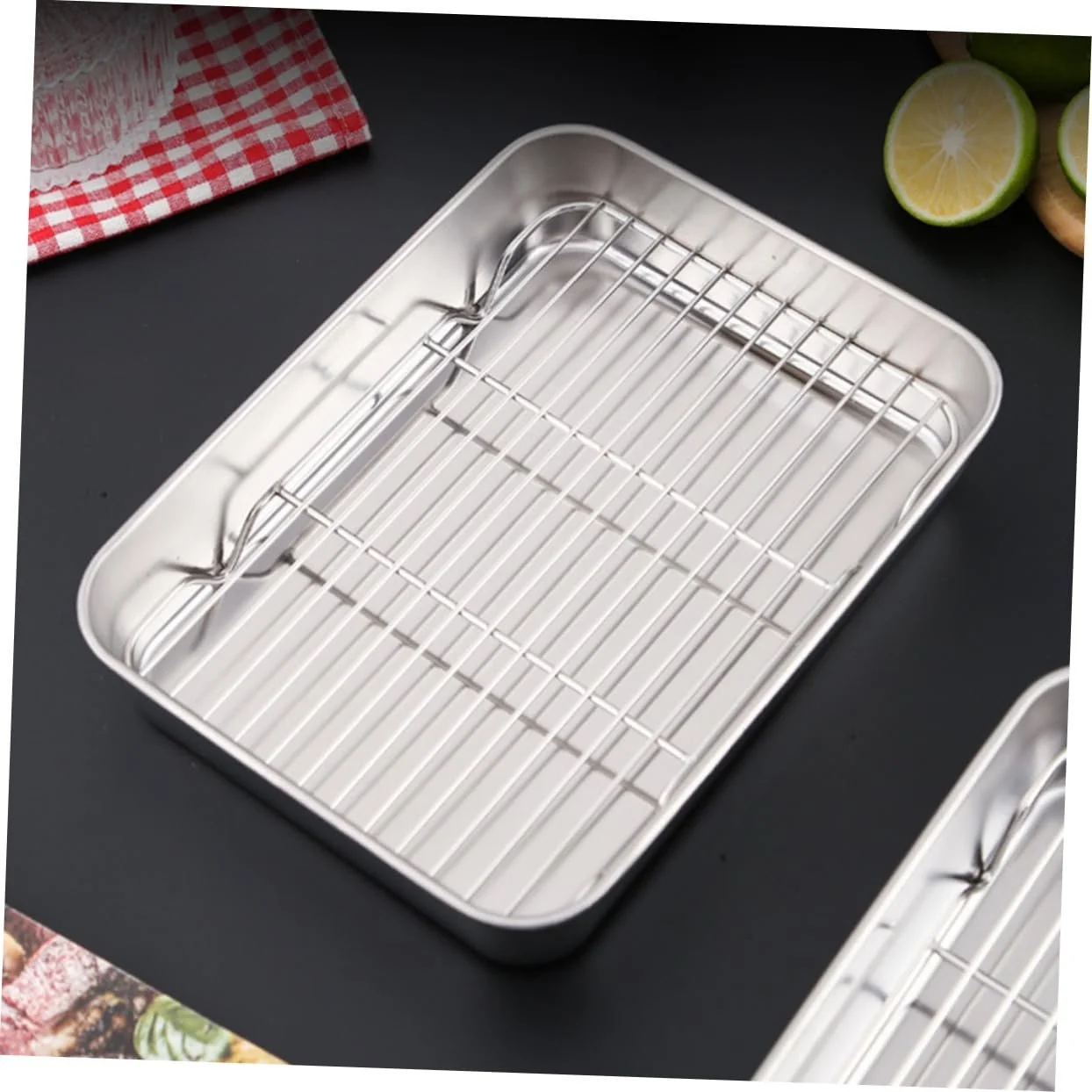 Противень Zerodeko Нержавеющая сталь японский стиль для гриля и запекания, фото №2