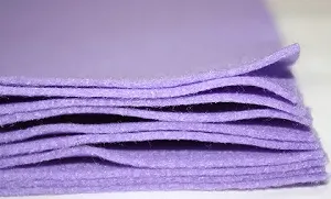 Фетр для поделок мягкий Лентомания 20*30см сиреневый FELT37 - Фото 1