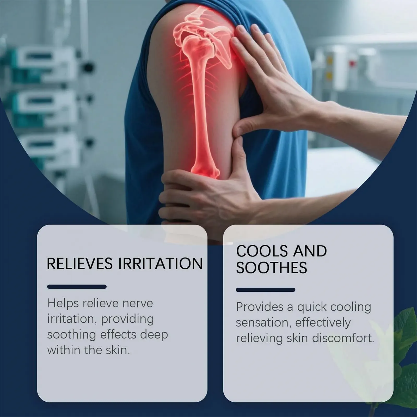 Заспокійливий крем-лосьйон 100 г, зволожуючий засіб для шкіри, тіла та м'язів для домашнього щоденного використання для жінок і чоловіків, фото №4