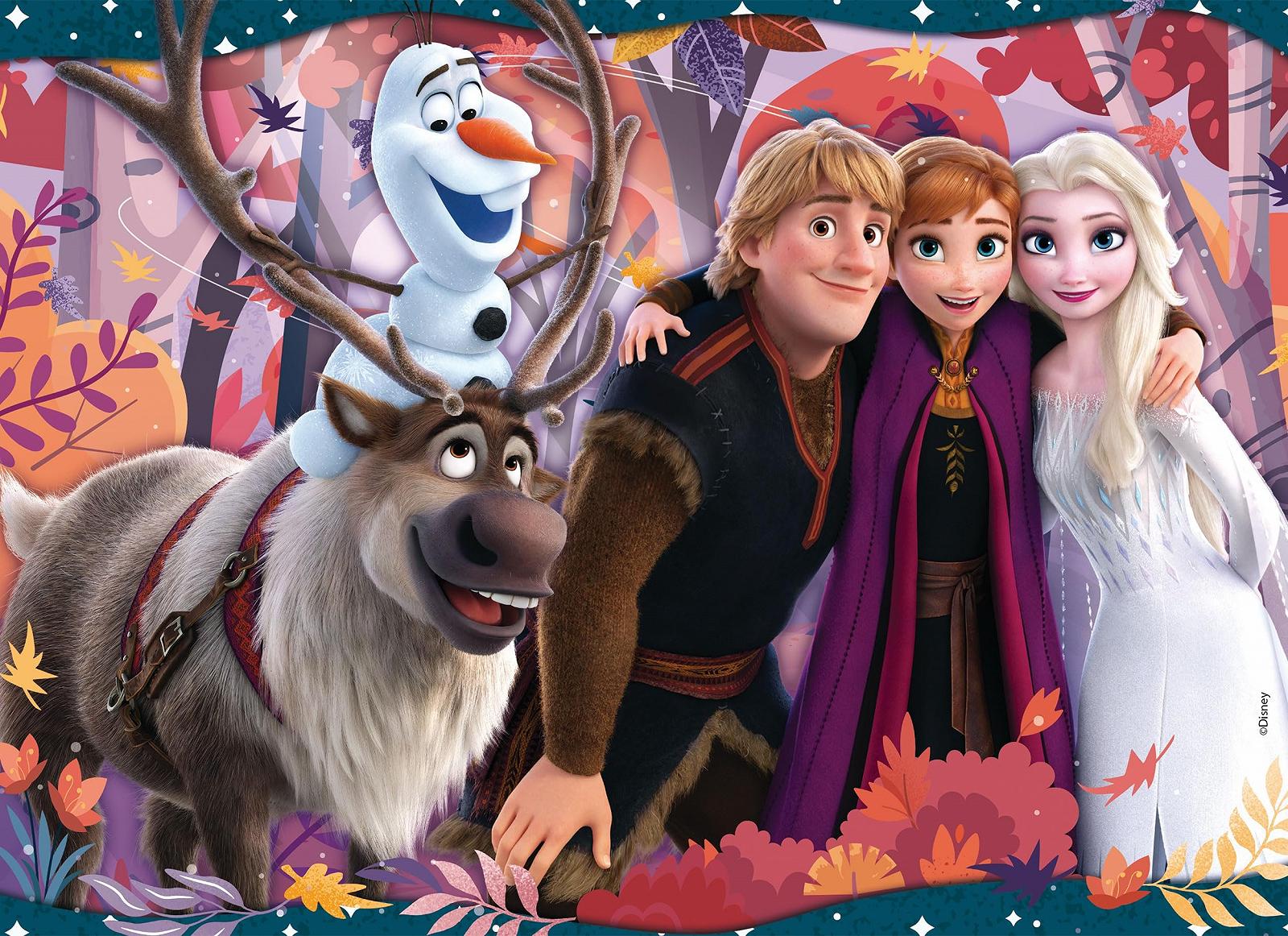 Двусторонний пазл-раскраска Lisciani Disney Snow Queen MaxiPlus 48 элементов 25 x 35 см, фото №2 Двусторонний пазл-раскраска Lisciani Disney Snow Queen MaxiPlus 48 элементов 25 x 35 см, фото №2