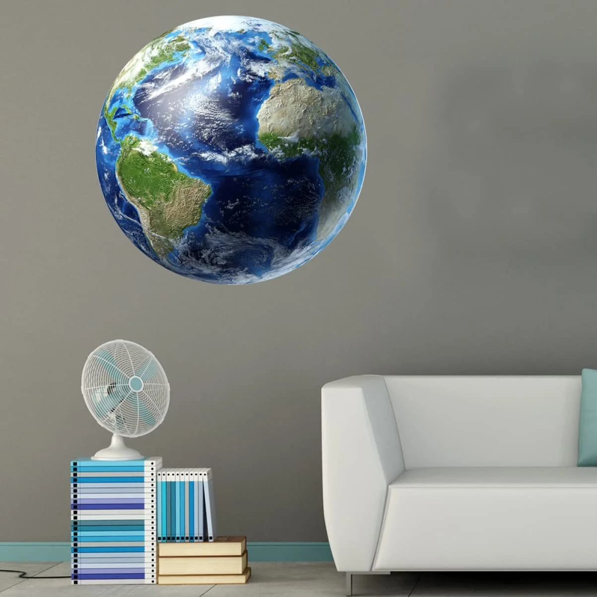 Наклейка для стін Земля Світиться в темряві Люмінесцентна ПВХ, фото №4