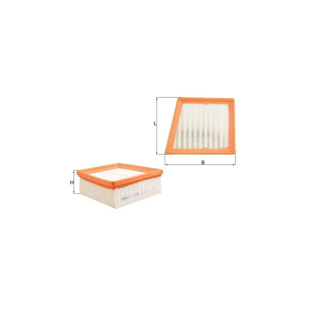 Фильтр воздушный KNECHT LX 2633 для FORD MAZDA, фото №1