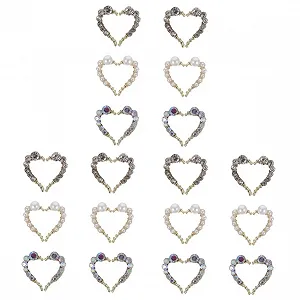 Купить Украшения для ногтей WOONEKY, 36 шт, бусины с плоской задней частью, стразы для маникюра, шармы для ногтей, сплав - Фото 1 Украшения для ногтей WOONEKY, 36 шт, бусины с плоской задней частью, стразы для маникюра, шармы для ногтей, сплав - Фото 1